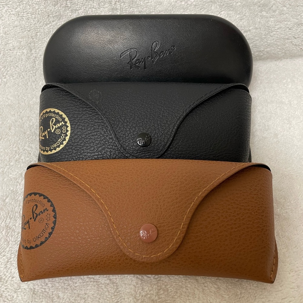 Rayban leather sunglass cases